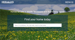 Desktop Screenshot of homesandlandcookeville.com